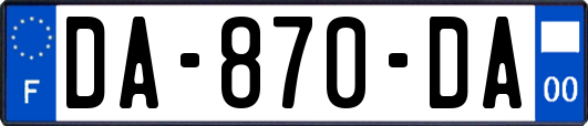 DA-870-DA