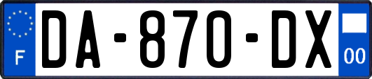 DA-870-DX