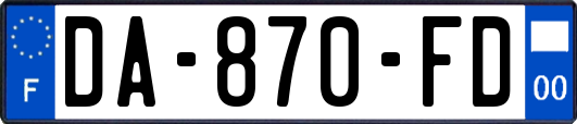DA-870-FD