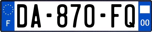 DA-870-FQ