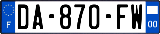 DA-870-FW