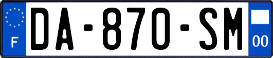 DA-870-SM