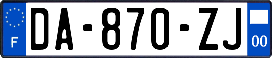 DA-870-ZJ