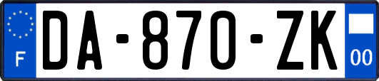 DA-870-ZK