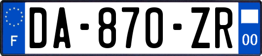 DA-870-ZR