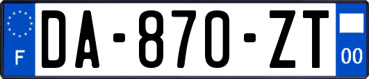 DA-870-ZT