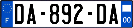 DA-892-DA