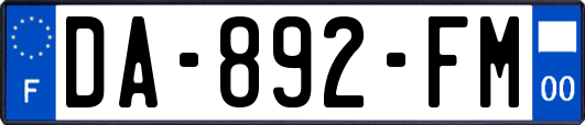 DA-892-FM