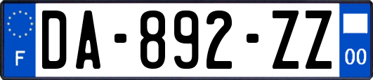 DA-892-ZZ