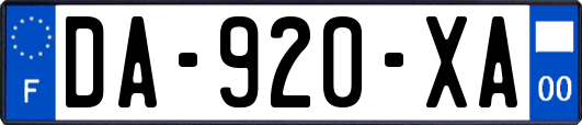 DA-920-XA