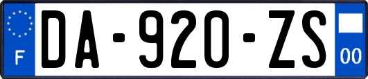 DA-920-ZS