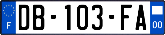 DB-103-FA