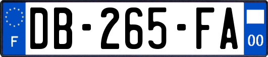 DB-265-FA