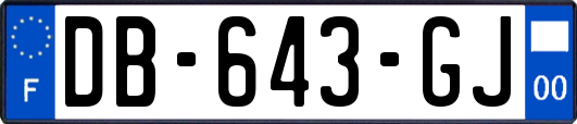 DB-643-GJ