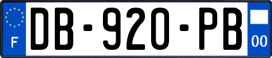 DB-920-PB