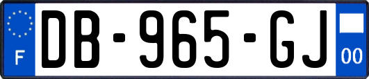 DB-965-GJ