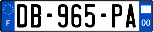 DB-965-PA