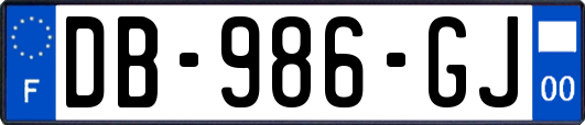 DB-986-GJ