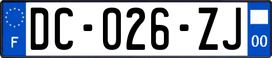 DC-026-ZJ