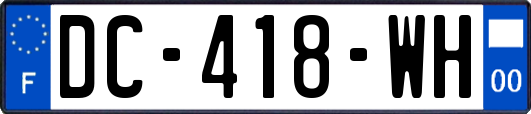 DC-418-WH