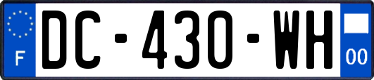 DC-430-WH