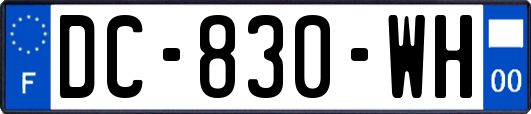DC-830-WH