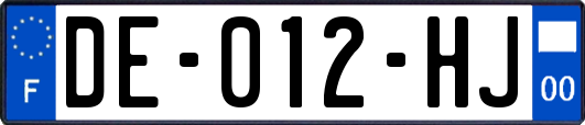 DE-012-HJ