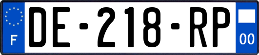 DE-218-RP