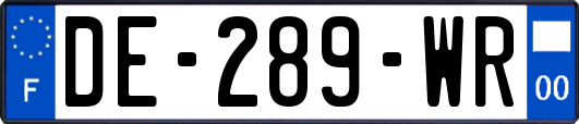 DE-289-WR