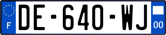 DE-640-WJ