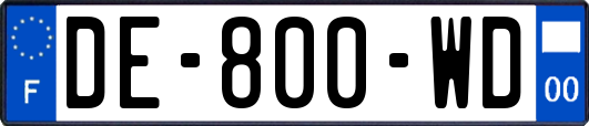 DE-800-WD