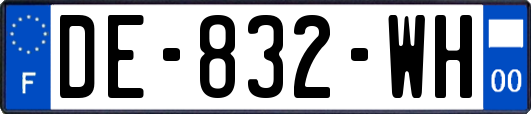 DE-832-WH