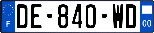 DE-840-WD