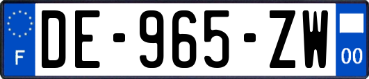 DE-965-ZW