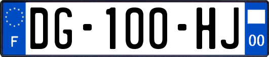 DG-100-HJ