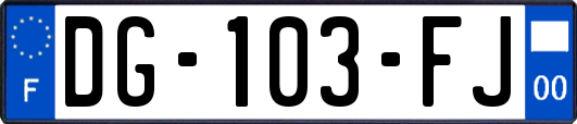 DG-103-FJ