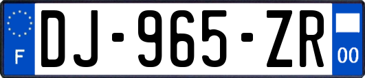DJ-965-ZR