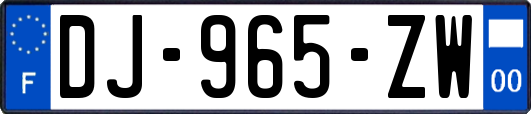 DJ-965-ZW