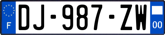 DJ-987-ZW