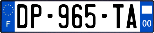 DP-965-TA