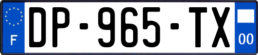 DP-965-TX