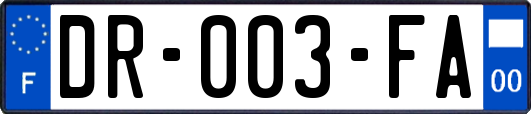 DR-003-FA