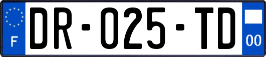 DR-025-TD