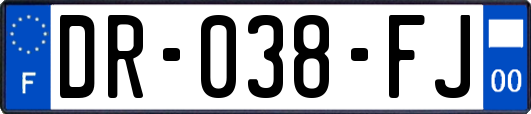 DR-038-FJ