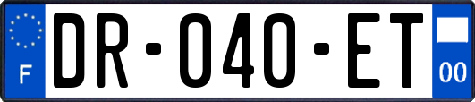 DR-040-ET