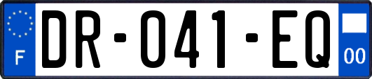 DR-041-EQ