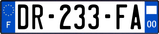 DR-233-FA