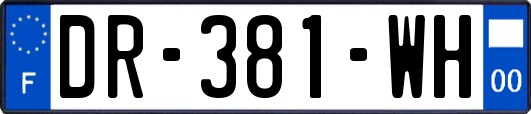 DR-381-WH