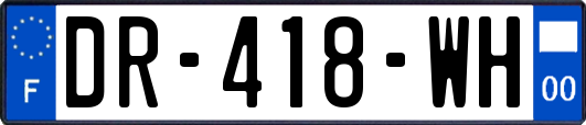 DR-418-WH