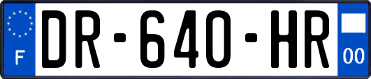 DR-640-HR